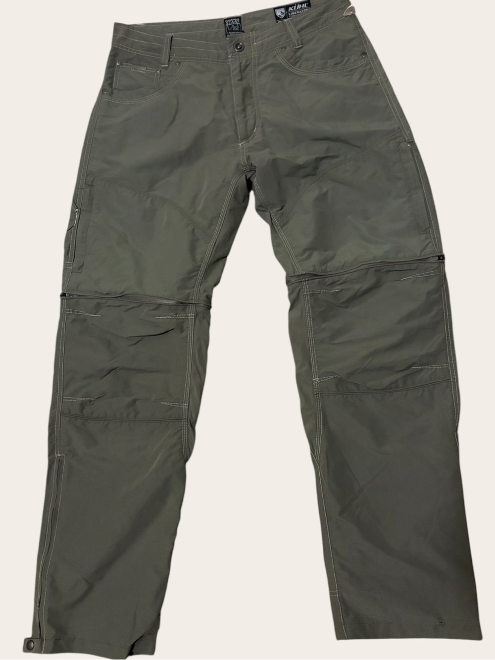 KÜHL Liberator Convertible Pants Men 32x32 Stealth Zip Off Hiking Cargo